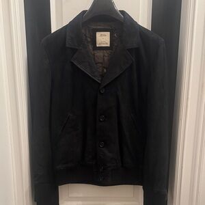 Billy Reid Men’s Distressed Leather Jacket